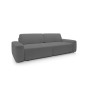 Sofa BOULI z funkcja spania i pojemnikiem SZARY RAVEN 13