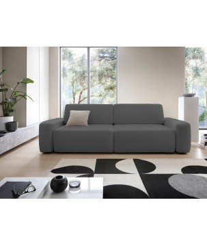 Sofa BOULI z funkcja spania i pojemnikiem SZARY RAVEN 13