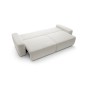 Sofa BOULI z funkcja spania i pojemnikiem BEŻOWY RAVEN 21