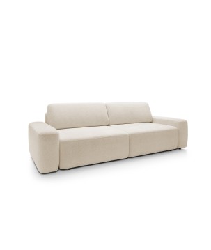Sofa BOULI z funkcja spania i pojemnikiem PIASKOWY RAVEN 28