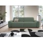 Sofa BOULI z funkcja spania i pojemnikiem ZIELONY RAVEN 77