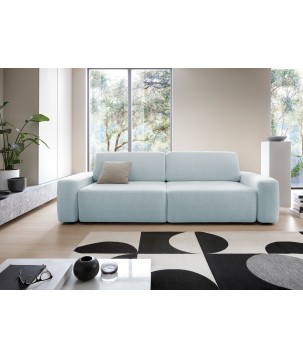 Sofa BOULI z funkcja spania i pojemnikiem GOŁĘBI RAVEN 80