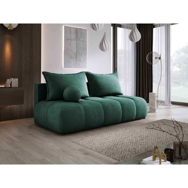 Sofa COCO z funkcja spania i pojemnikiem ZIELONY CLOUD 39