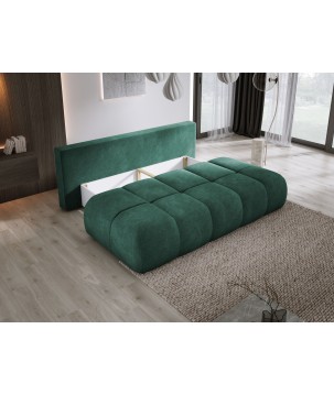 Sofa COCO z funkcja spania i pojemnikiem ZIELONY CLOUD 39