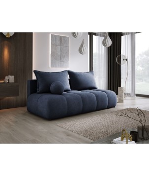 Sofa COCO z funkcja spania i pojemnikiem CIEMNO NIEBIESKI CLOUD 79