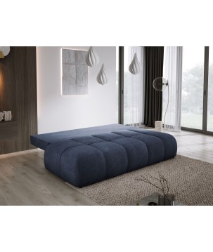 Sofa COCO z funkcja spania i pojemnikiem CIEMNO NIEBIESKI CLOUD 79