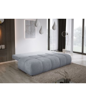 Sofa COCO z funkcja spania i pojemnikiem JASNY SZARY CLOUD 82