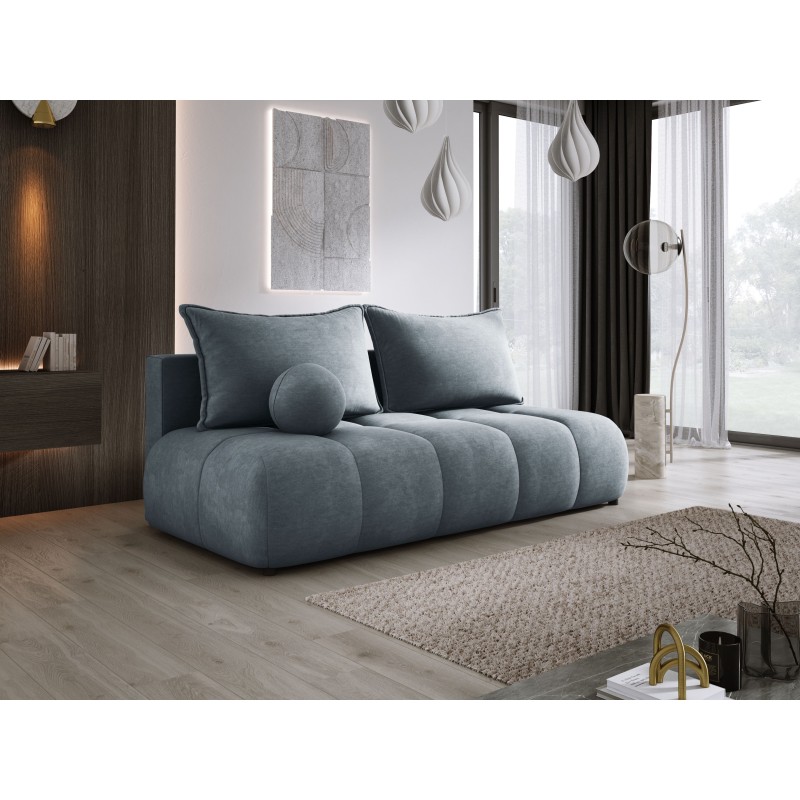 Sofa COCO z funkcja spania i pojemnikiem SZARY CLOUD 84