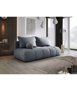 Sofa COCO z funkcja spania i pojemnikiem CIEMNY SZARY CLOUD 91