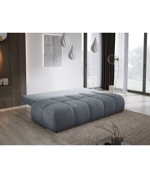 Sofa COCO z funkcja spania i pojemnikiem CIEMNY SZARY CLOUD 91
