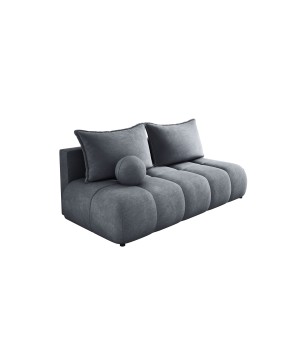 Sofa COCO z funkcja spania i pojemnikiem CIEMNY SZARY CLOUD 91