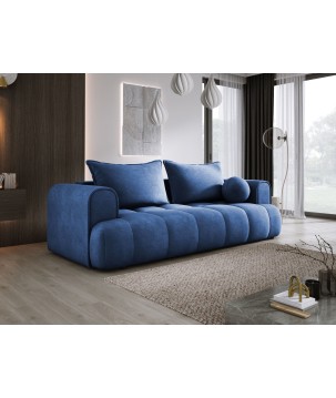 Sofa COCO z funkcja spania i pojemnikiem NIEBIESKI CLOUD 74