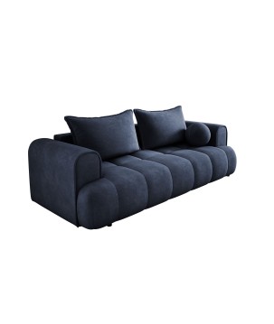 Sofa COCO z funkcja spania i pojemnikiem CIEMNO NIEBIESKI CLOUD 79