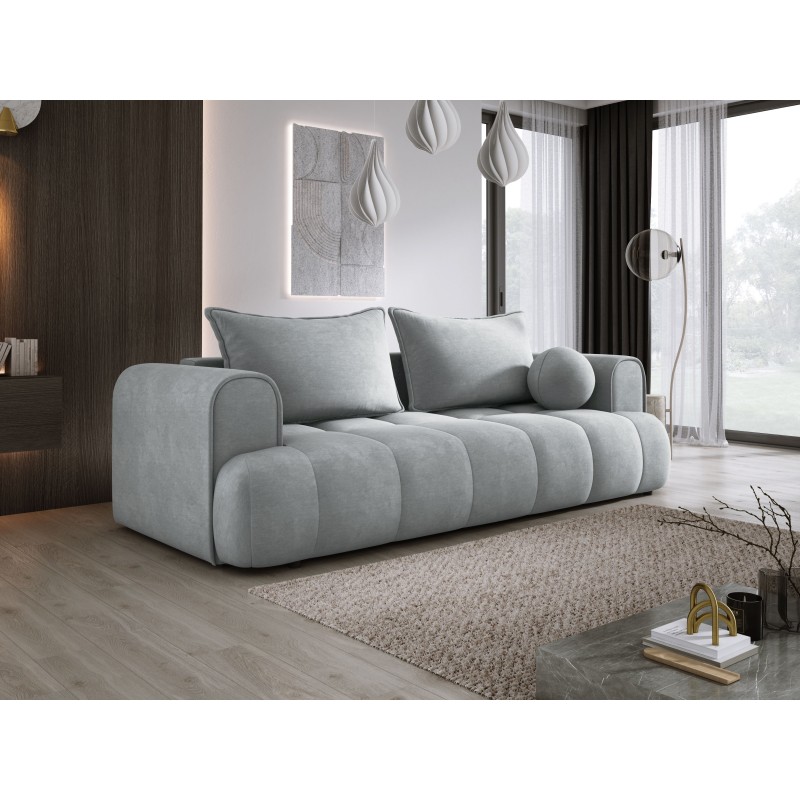 Sofa COCO z funkcja spania i pojemnikiem POPIELATY CLOUD 81