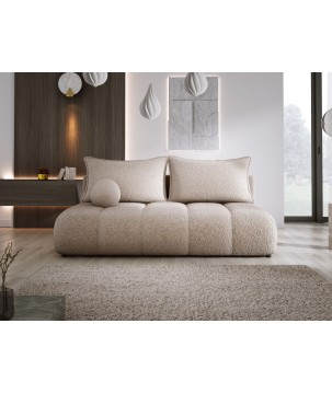 Sofa COCO z funkcja spania i pojemnikiem BEŻOWY ANTHOLOGY 04