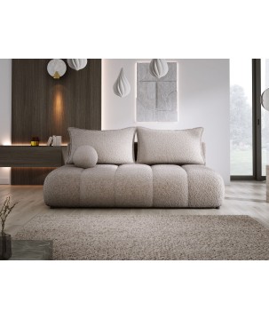 Sofa COCO z funkcja spania i pojemnikiem PIASKOWY ANTHOLOGY 06