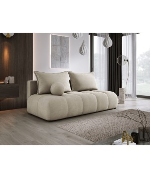 Sofa COCO z funkcja spania i pojemnikiem BEŻOWY CLOUD 03