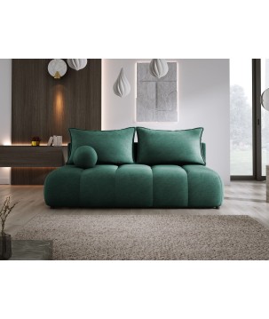 Sofa COCO z funkcja spania i pojemnikiem ZIELONY CLOUD 39
