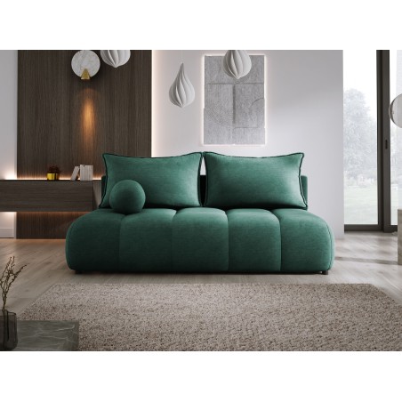 Sofa COCO z funkcja spania i pojemnikiem ZIELONY CLOUD 39