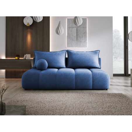 Sofa COCO z funkcja spania i pojemnikiem NIEBIESKI CLOUD 74