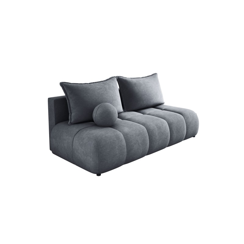 Sofa COCO z funkcja spania i pojemnikiem CIEMNY SZARY CLOUD 91