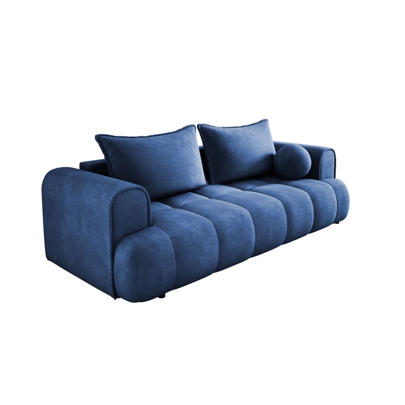 Sofa COCO z funkcja spania i pojemnikiem NIEBIESKI CLOUD 74