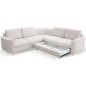 Narożnik LAREN nowoczesna sofa z funkcją spania pojemnik na pościel prawa strona CASTEL 04 251x251x85 cm