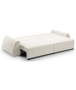 Sofa ALMI z funkcja spania i pojemnikiem JASNY BEŻ EXCITE ME 01