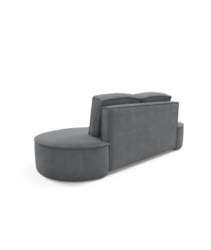 Sofa MOLLY z funkcja spania i pojemnikiem SZARY CURIO 97
