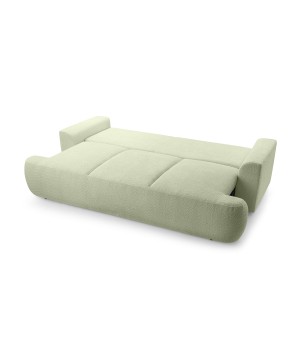 Sofa VELO z funkcja spania i pojemnikiem MIĘTOWY CORAL 55
