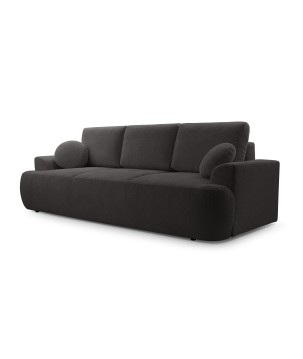 Sofa VELO z funkcja spania i pojemnikiem GRAFITOWY CORAL 60