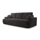 Sofa VELO z funkcja spania i pojemnikiem GRAFITOWY CORAL 60