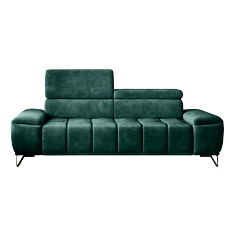 Sofa PALLADIO 2 osobowa z regulowanymi zagłówkami MONOLITH 37 WERSAL