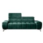 Sofa PALLADIO 2 osobowa z regulowanymi zagłówkami MONOLITH 37 WERSAL
