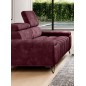 Sofa PALLADIO 2 osobowa z regulowanymi zagłówkami MONOLITH 69 WERSAL
