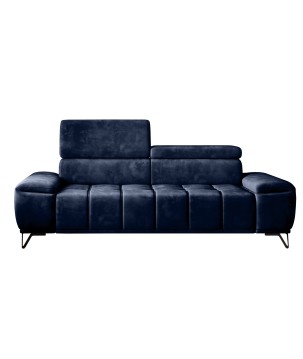 Sofa PALLADIO 2 osobowa z regulowanymi zagłówkami MONOLITH 79 WERSAL