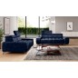 Sofa PALLADIO 3 osobowa z regulowanymi zagłówkami MONOLITH 79 WERSAL