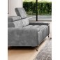 Sofa PALLADIO 3 osobowa z regulowanymi zagłówkami MONOLITH 85 WERSAL