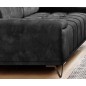 Sofa PALLADIO 3 osobowa z regulowanymi zagłówkami MONOLITH 97 WERSAL