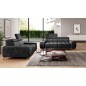 Sofa PALLADIO 3 osobowa z regulowanymi zagłówkami MONOLITH 97 WERSAL