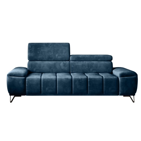 Sofa PALLADIO 2 osobowa z elektrycznym systemem rozkładania siedziska regulowane zagłówki MONOLITH 77 WERSAL