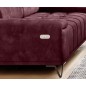 Sofa PALLADIO 3 osobowa z elektrycznym systemem rozkładania siedziska regulowane zagłówki MONOLITH 69 WERSAL