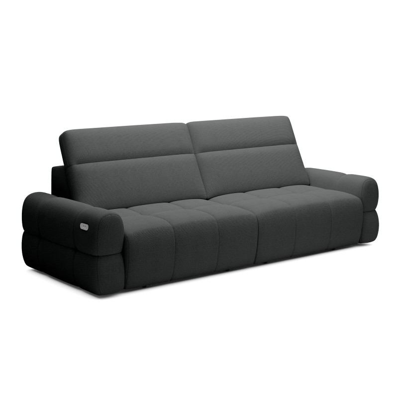 Sofa MATEO z funkcją RELAX i elektryczną regulacji siedziska tkanina PERFECT HARMONY 90 WERSAL