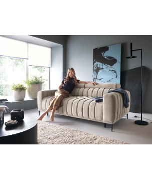 Sofa GANDI 120 z funkcją RELAX i włoski system rozkładania funkcji spania ONTARIO 02 WERSAL