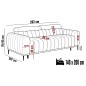 Sofa GANDI 140 z funkcją RELAX i włoski system rozkładania funkcji spania ONTARIO 30 WERSAL