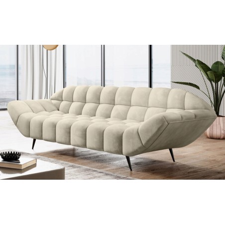 Sofa GAPPA 3 osobowa wolnostojąca w tkaninie MONOLITH 02 WERSAL