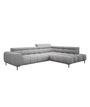 Narożnik PLAZA L wolnostojący Prawostronny w tkaninie Promocyjnej APHRODITE 19 WERSAL
