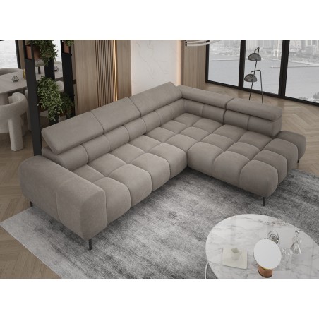 Narożnik PLAZA L wolnostojący Prawostronny w tkaninie Promocyjnej CLOUD 39 WERSAL