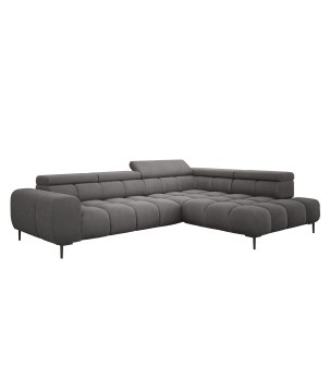 Narożnik PLAZA L wolnostojący Prawostronny w tkaninie Promocyjnej EDEN 01 WERSAL