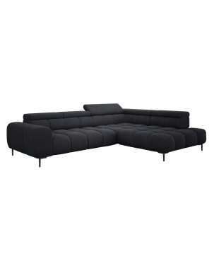 Narożnik PLAZA L wolnostojący Prawostronny w tkaninie Promocyjnej EDEN 04 WERSAL